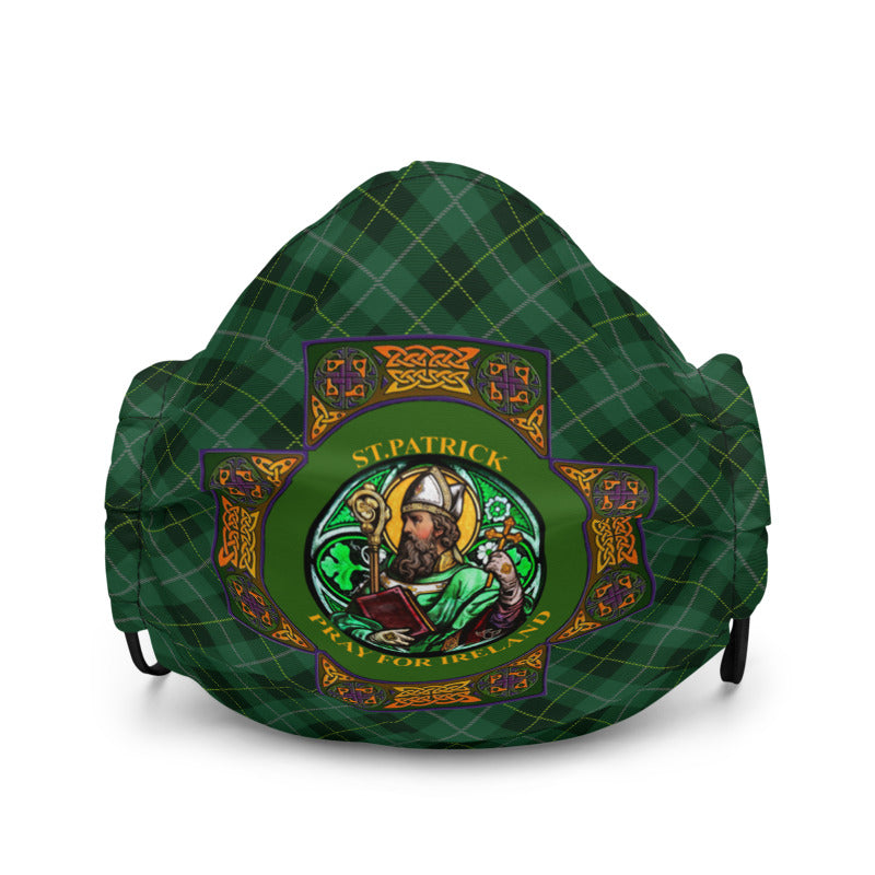 St. Patrick's Pray for Ireland Premium reusable face mask