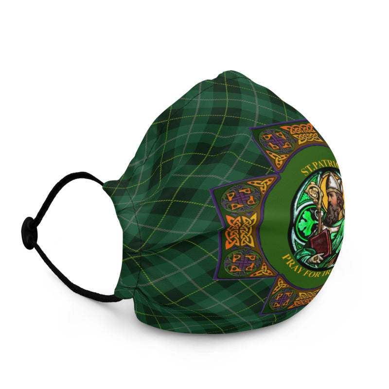 St. Patrick's Pray for Ireland Premium reusable face mask