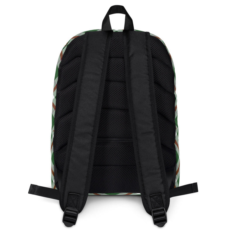 St. Patrick's Tartan Pattern Backpack