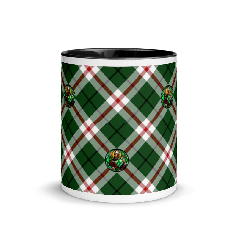 St. Patrick's Tartan Pattern Coffee Mug 