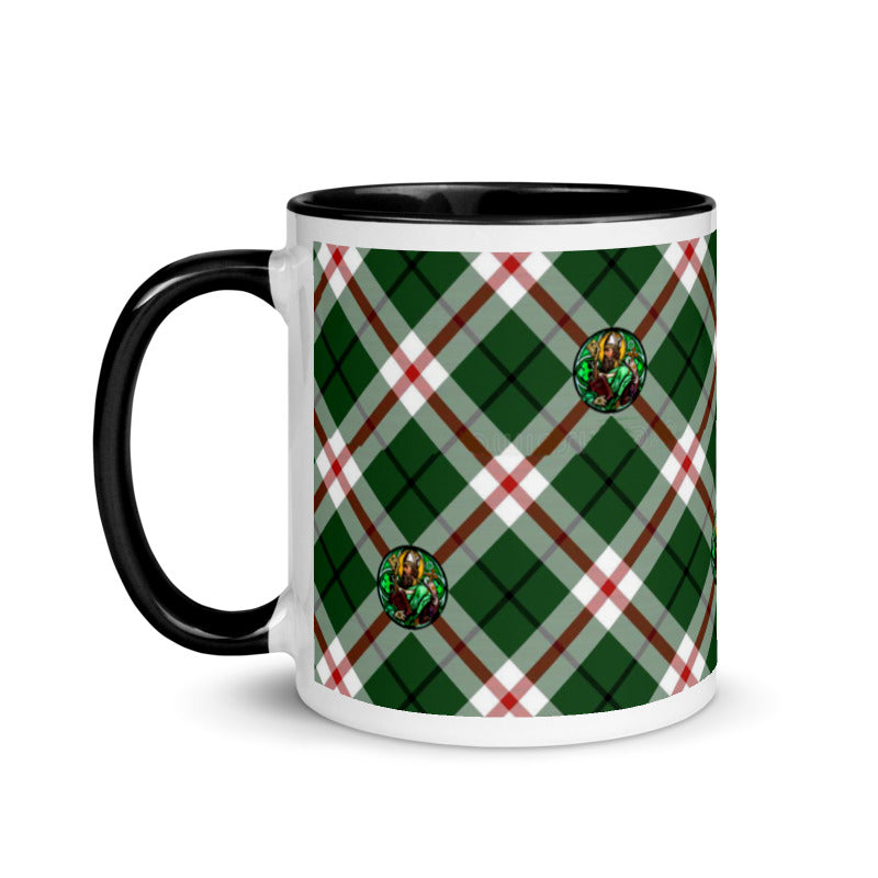 St. Patrick's Tartan Pattern Coffee Mug 