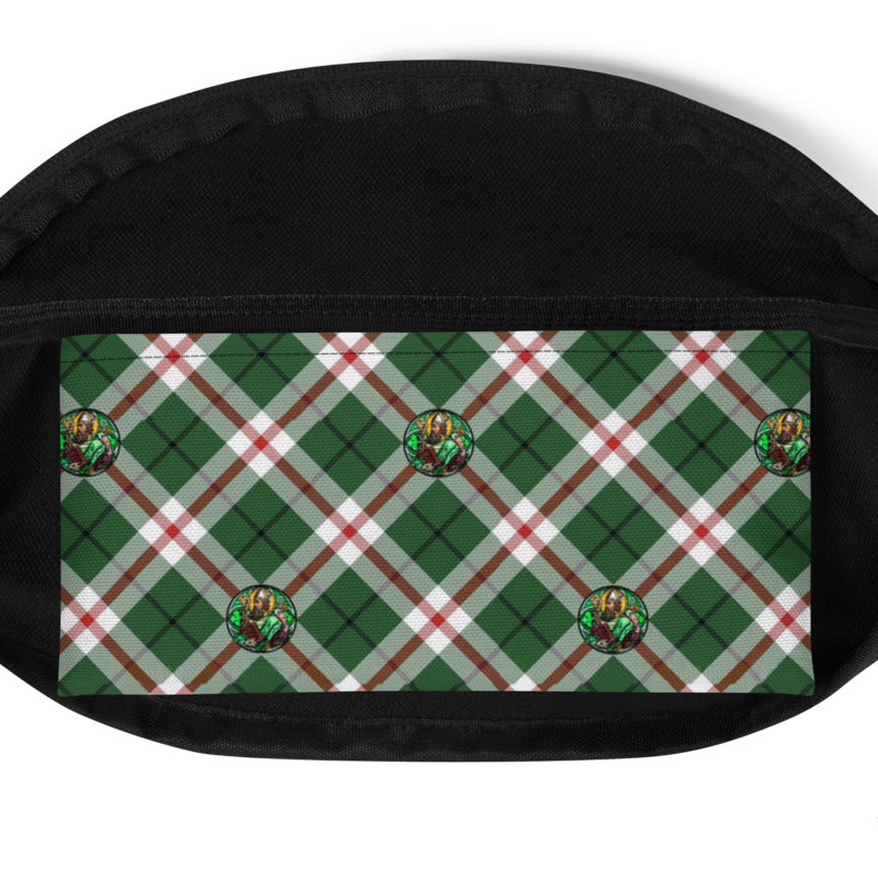 St. Patrick's Tartan Pattern Fanny Pack