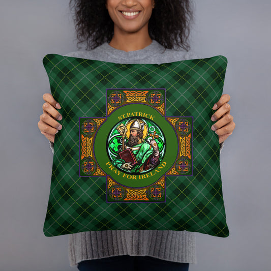 St. Patrick's Pray for Ireland Basic Pillows