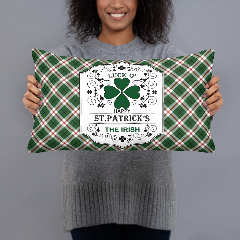 St. Patrick's Luck of the Irish Basic Pillow