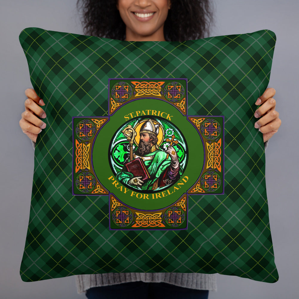 St. Patrick's Pray for Ireland Basic Pillows