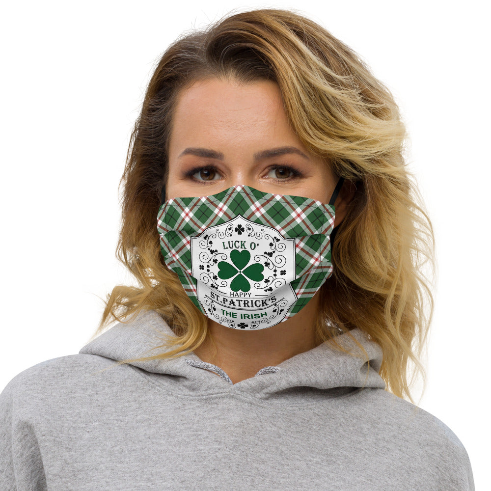 St. Patrick's Luck of the Irish Premium face mask