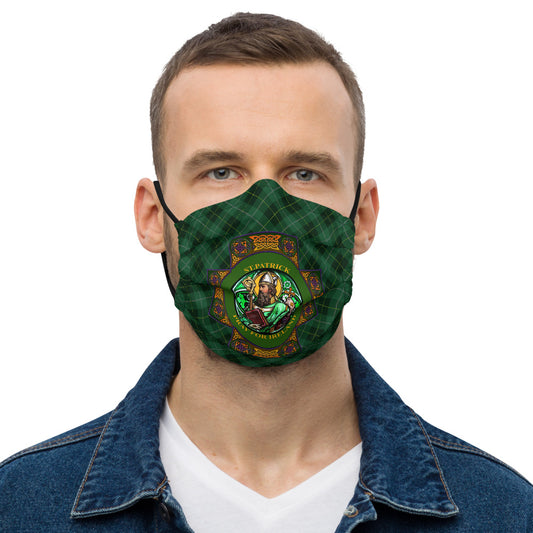 St. Patrick's Pray for Ireland Premium reusable face mask