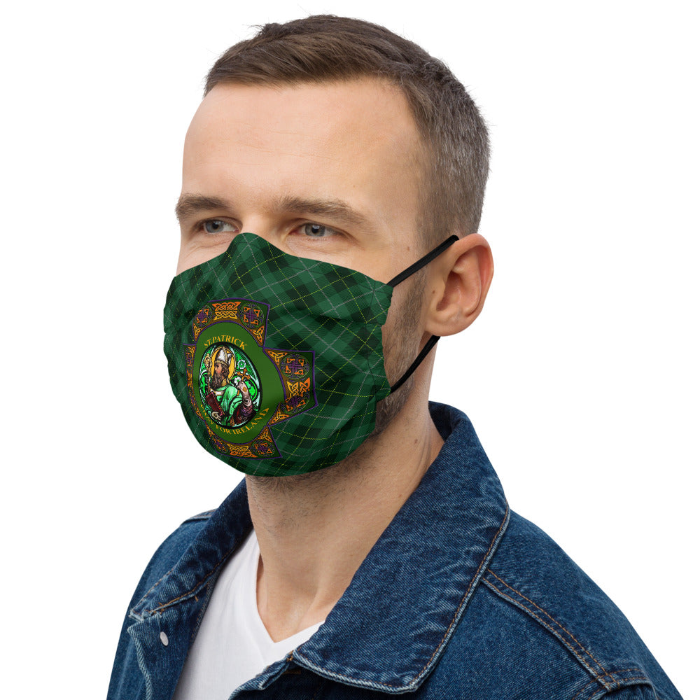 St. Patrick's Pray for Ireland Premium reusable face mask