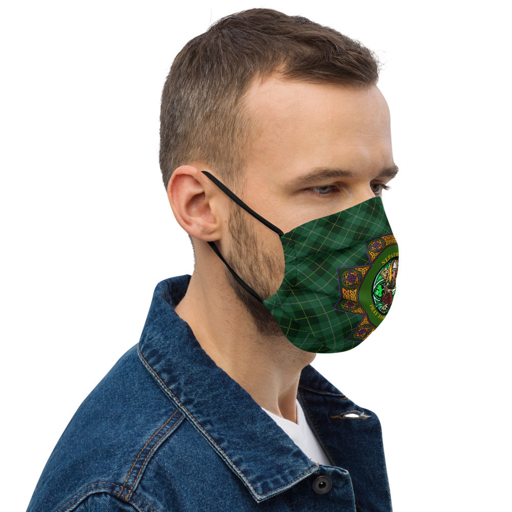 St. Patrick's Pray for Ireland Premium reusable face mask