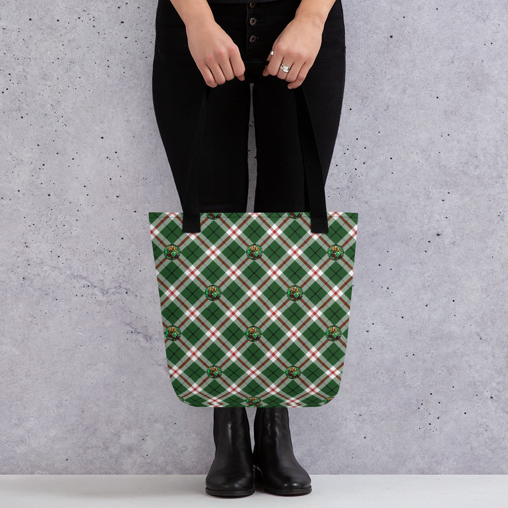 St. Patrick's Tartan Pattern Tote bag