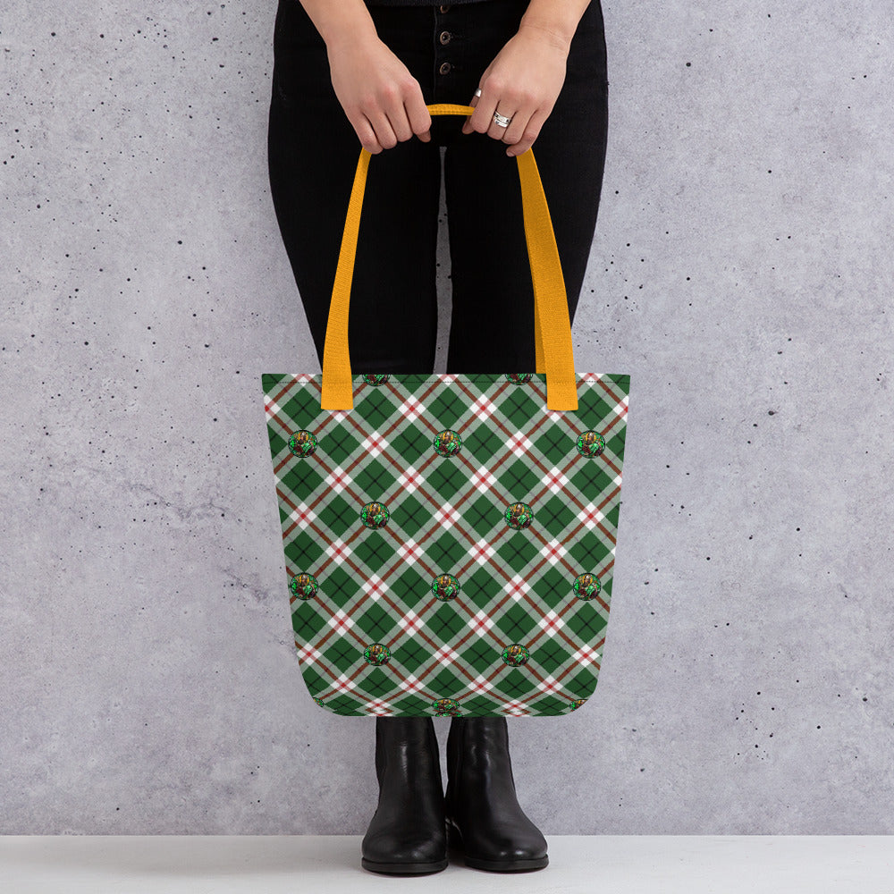 St. Patrick's Tartan Pattern Tote bag