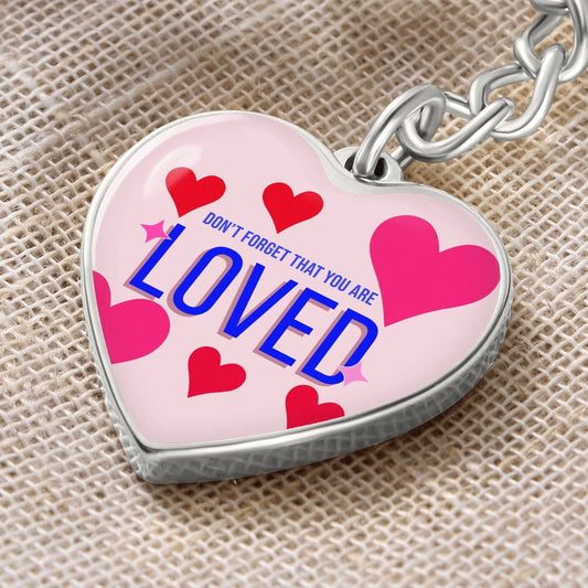 Graphic Heart Love Keychain For Loved One (dtk)4