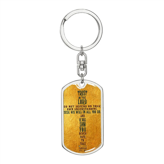 Graphic Design Cross dogtag love keychain, customize engraving keychain