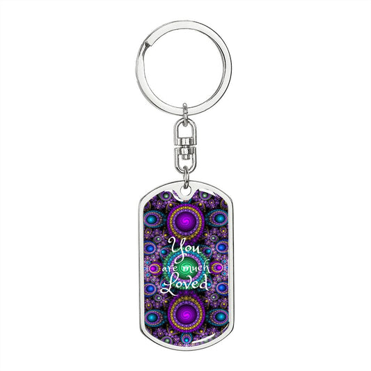 graphic design dogtag love keychains, personalized engraving keychain