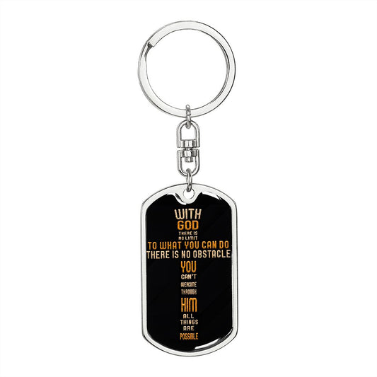 Graphic Design Cross dogtag love keychain, customize engraving keychain