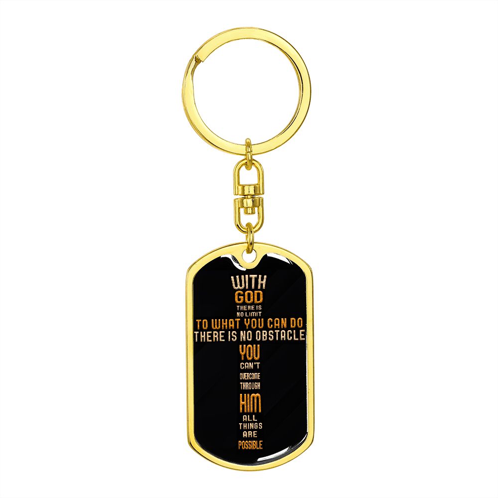 Graphic Design Cross dogtag love keychain, customize engraving keychain