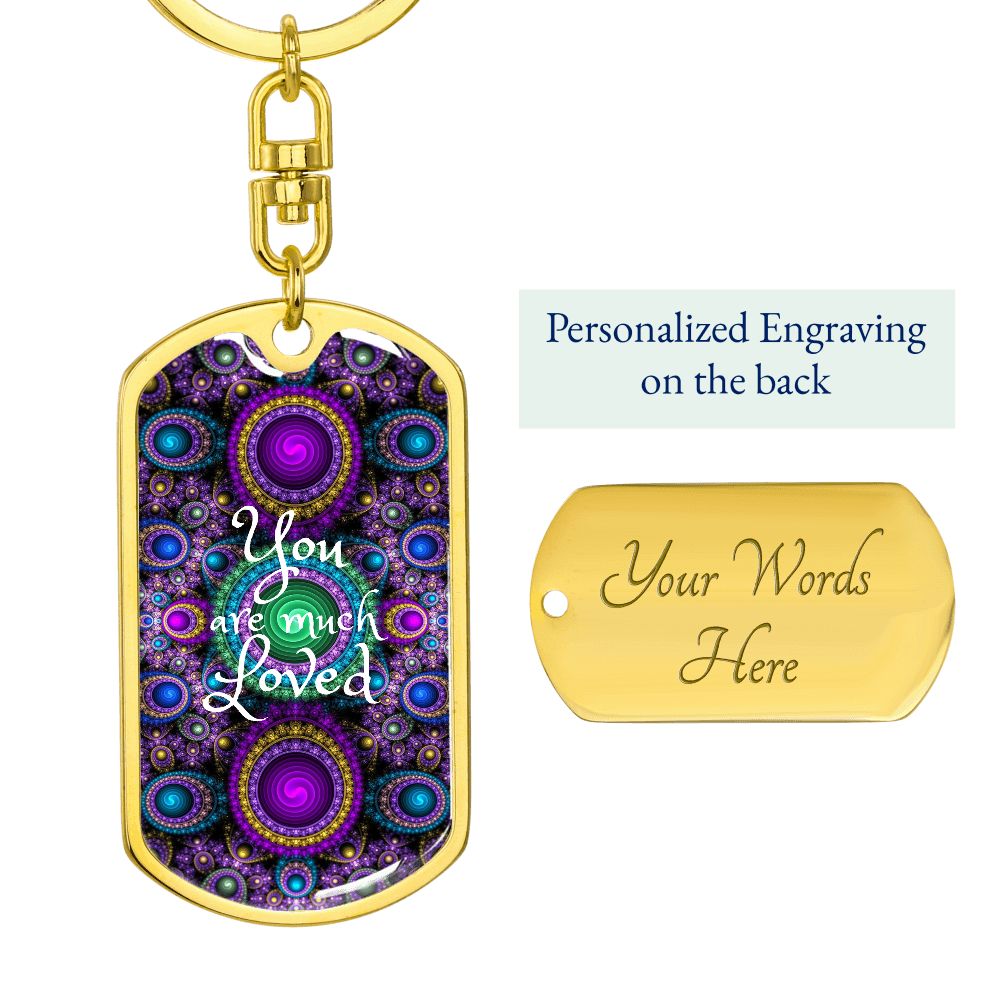 graphic design dogtag love keychains, personalized engraving keychain