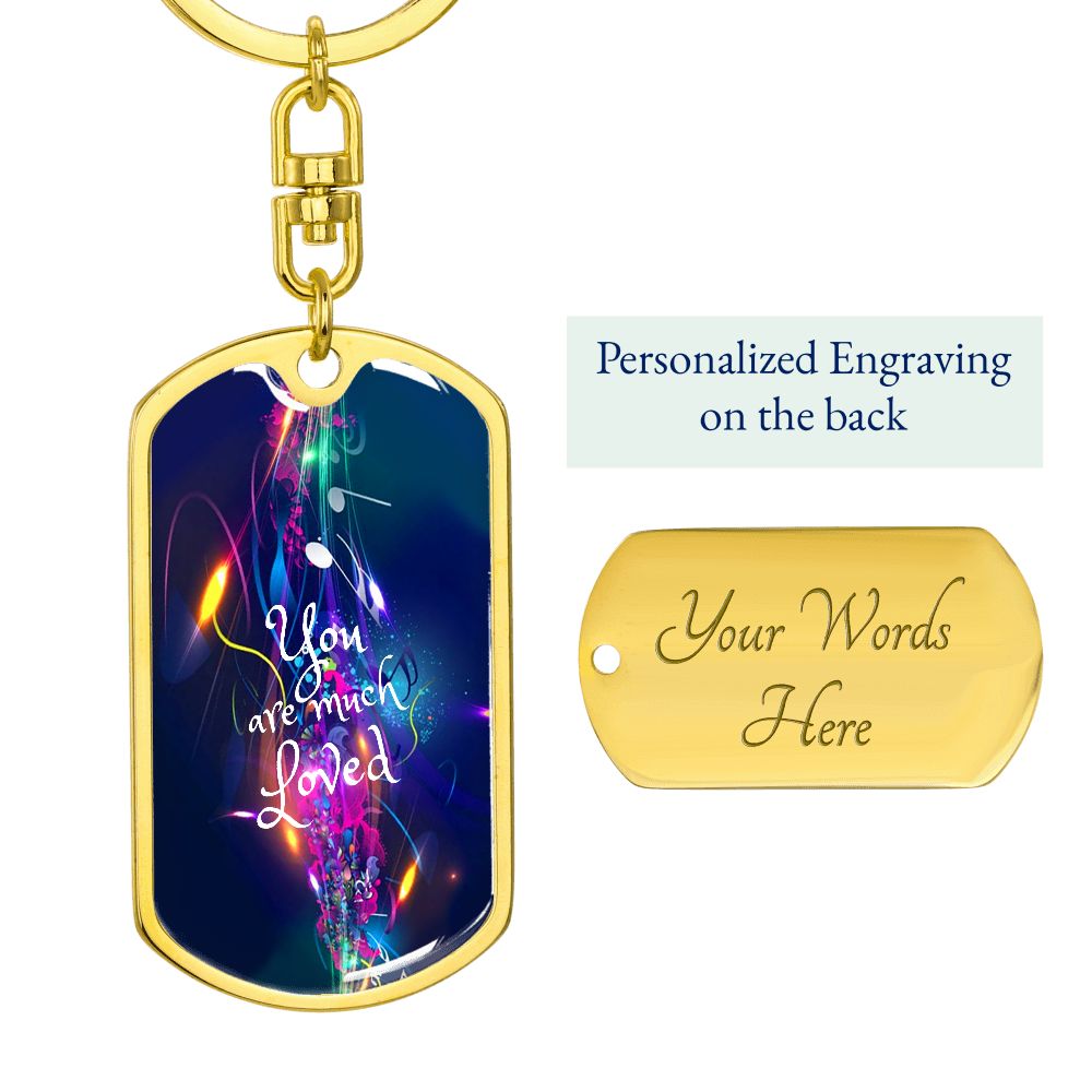 graphic design dogtag love keychains, personalized engraving keychain