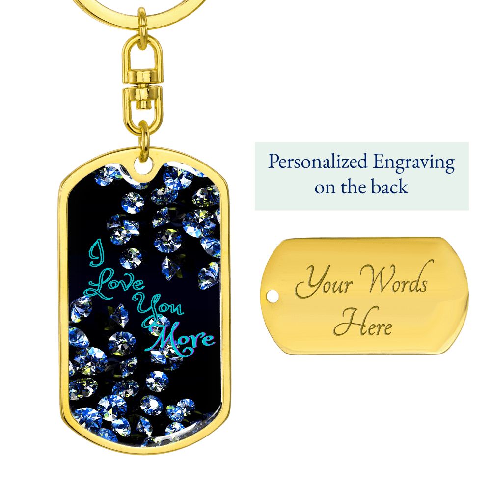 graphic design dogtag love keychains, personalized engraving keychain