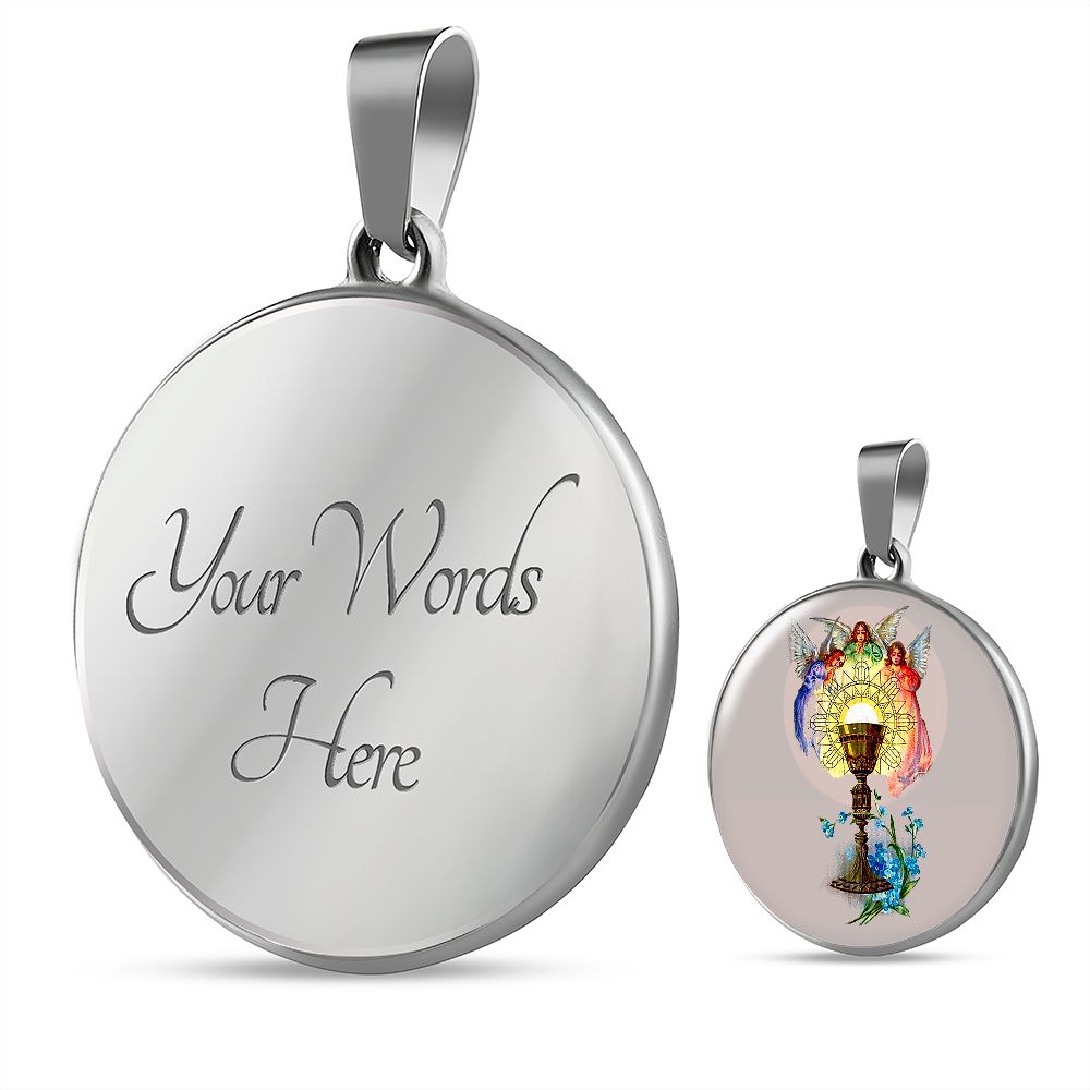 First Holy Communion Medal with custom engraving