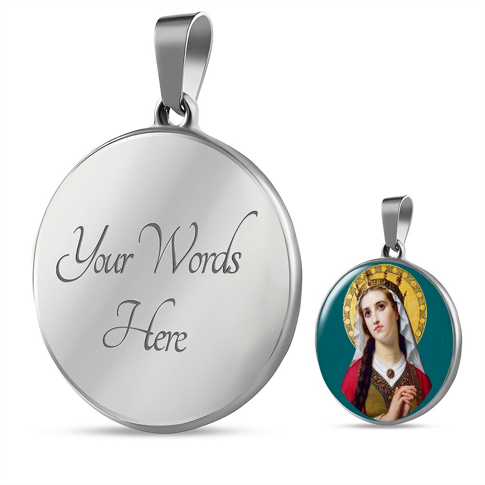 St. Elizabeth of Hungary Medal with custom engraving