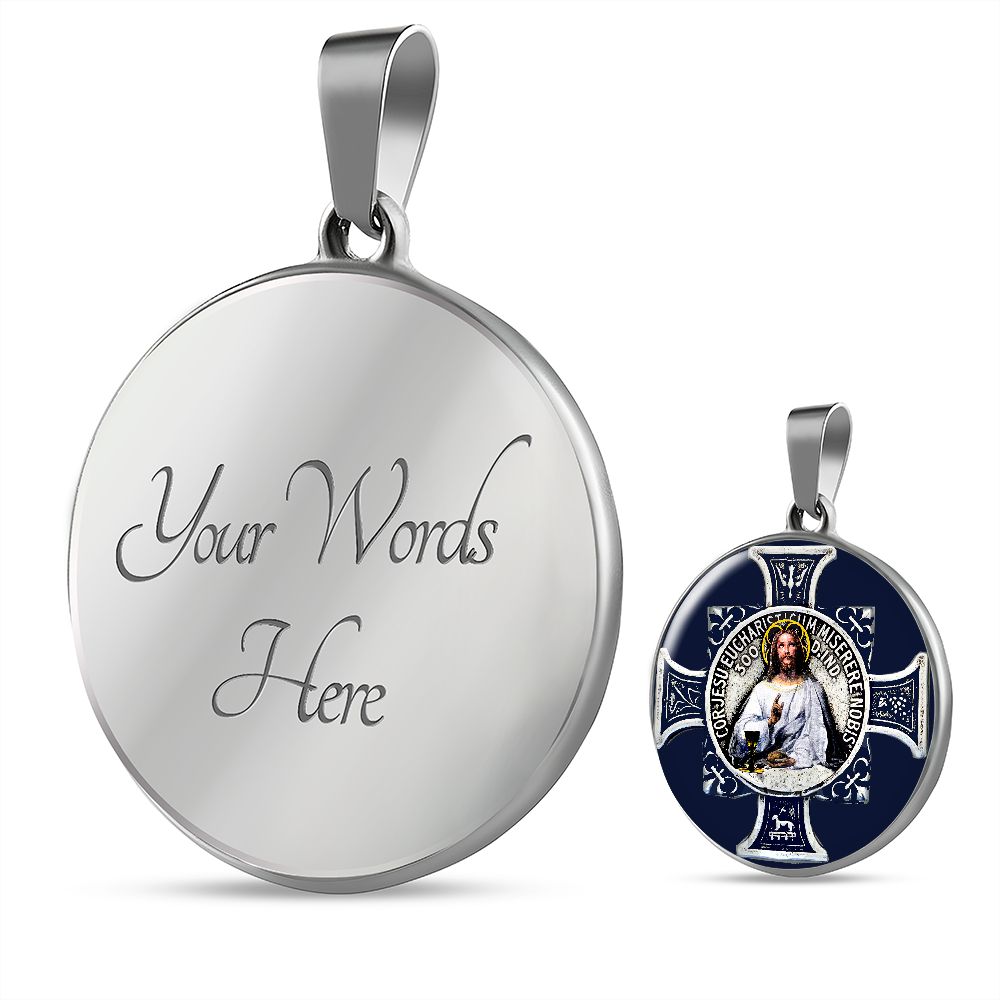 The Holy Eucharist Medal Vintage with custom engraving