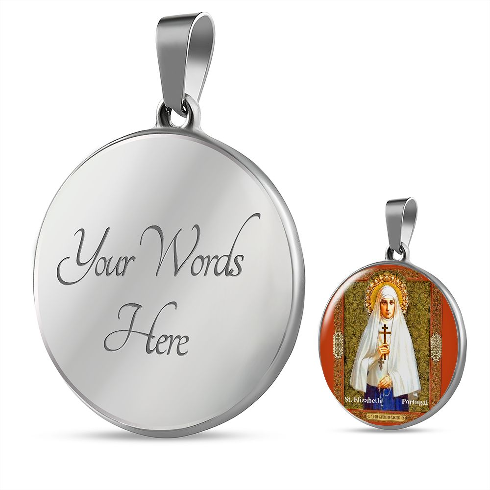 St. Elizabeth of Portugal Medal with custom engraving