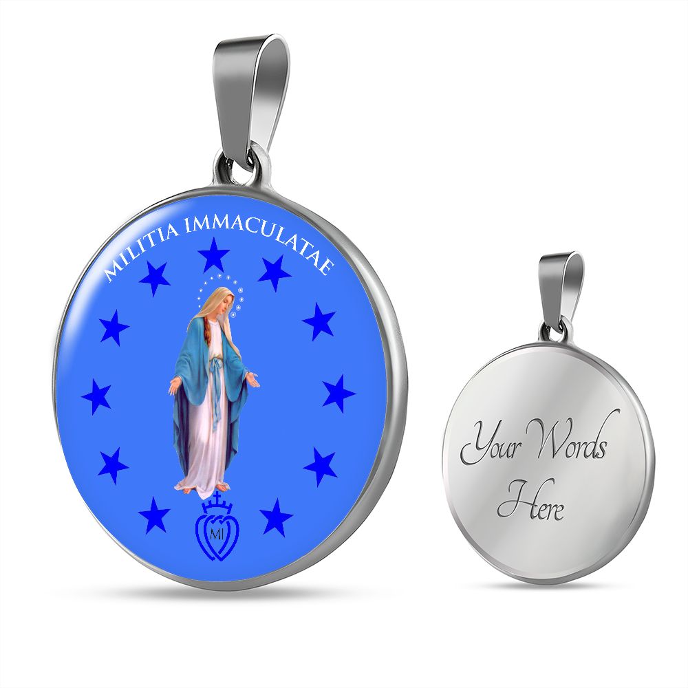 Militia Immaculatae Pendant with custom engraving