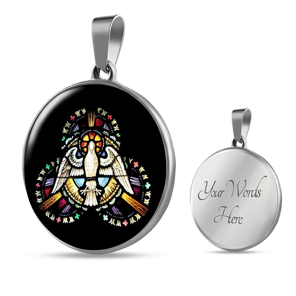 The Holy Spirit Medal with custom engraving