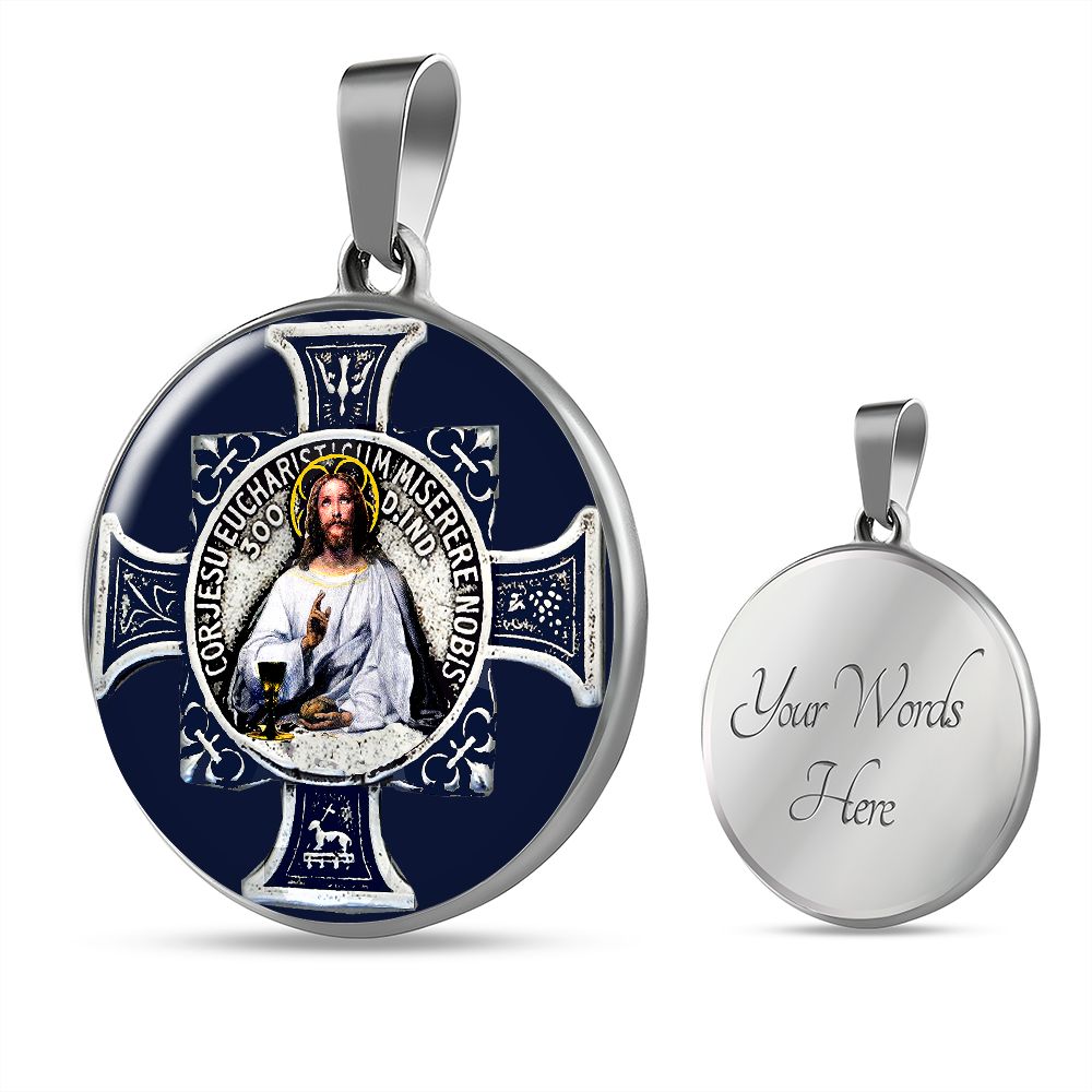 The Holy Eucharist Medal Vintage with custom engraving