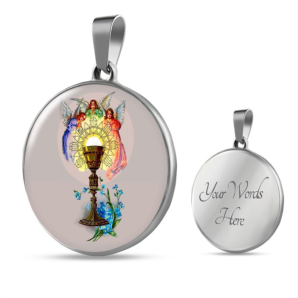First Holy Communion Medal with custom engraving