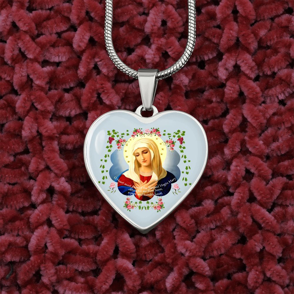 The Blessed Virgin Mary pendant necklace