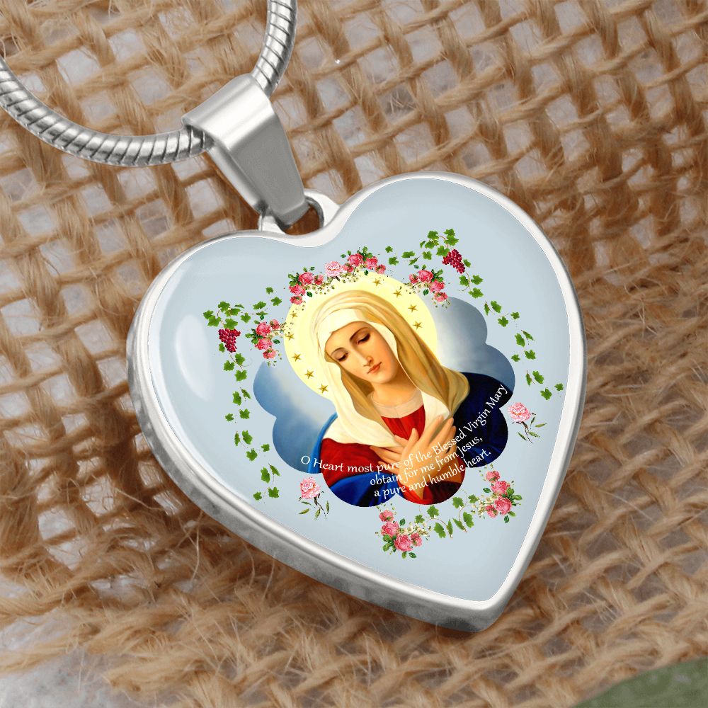 The Blessed Virgin Mary pendant necklace