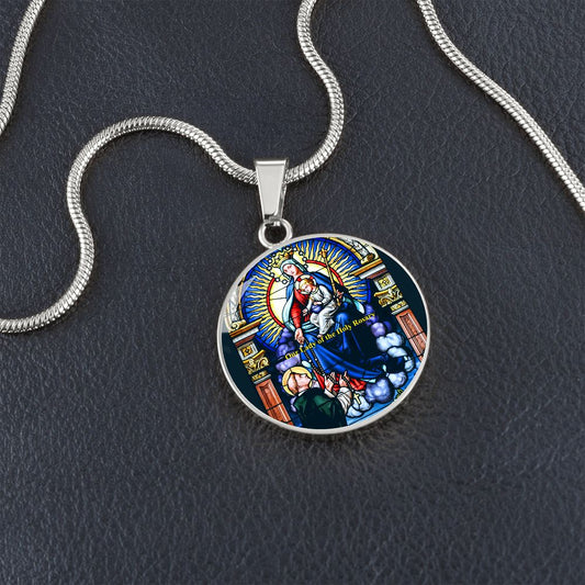 Our Lady of the Rosary Pendant