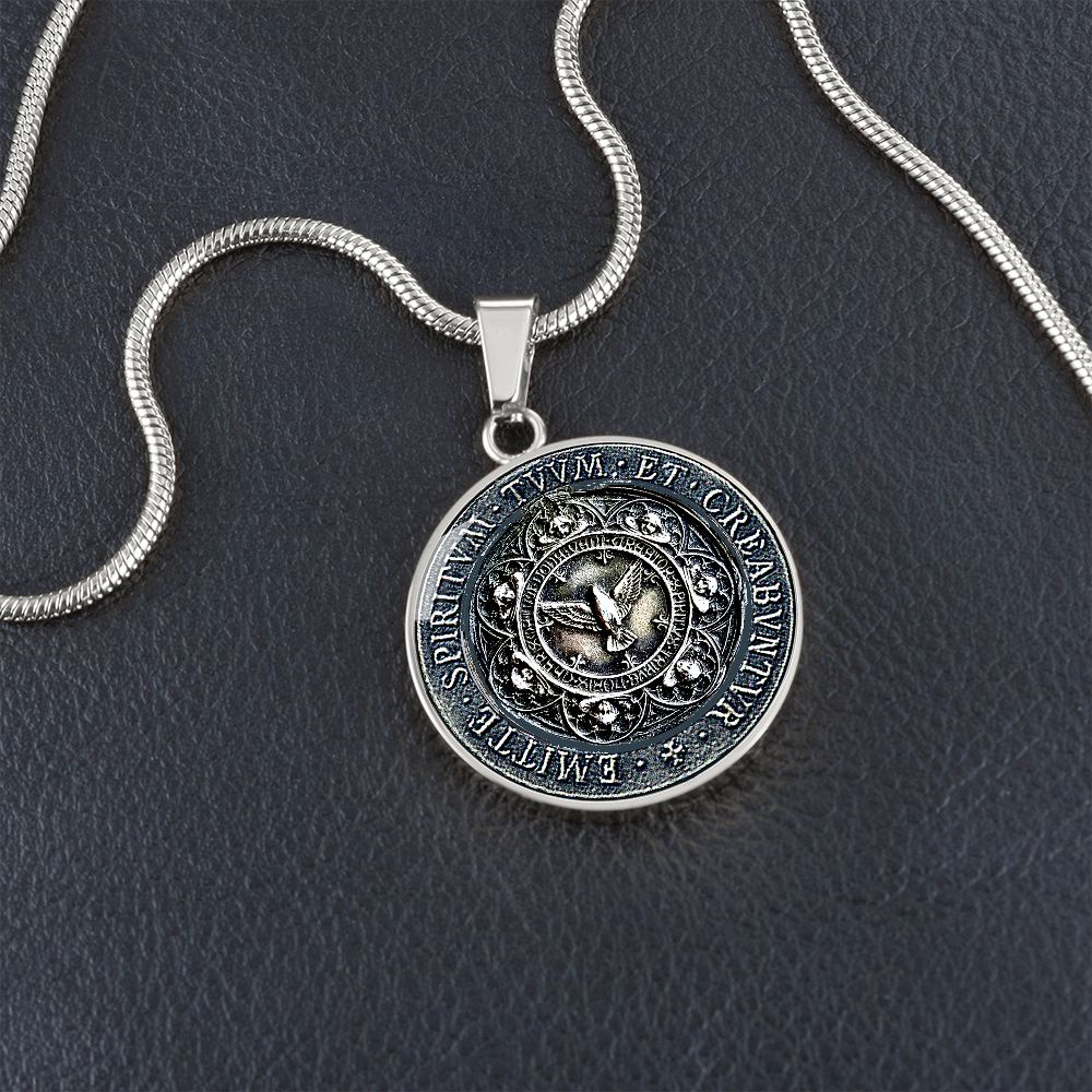 Antique Holy Spirit Medal