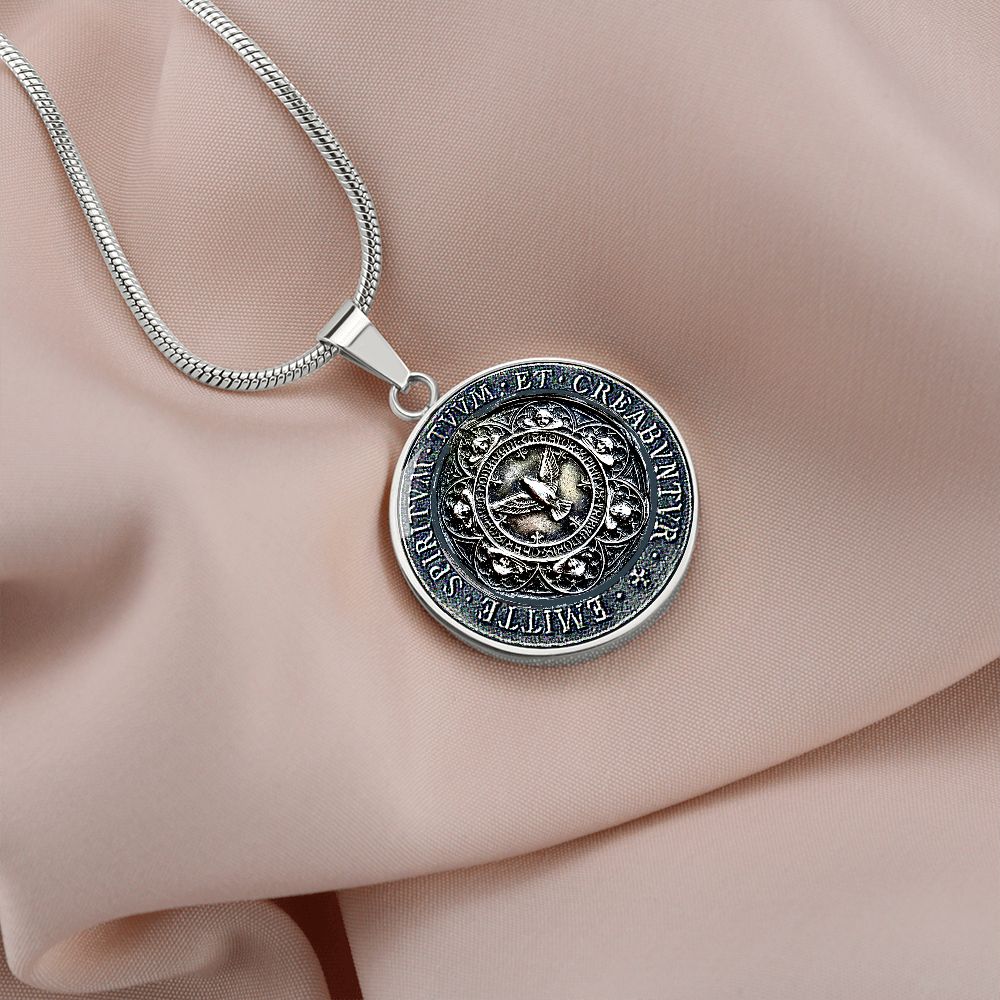 Antique Holy Spirit Medal