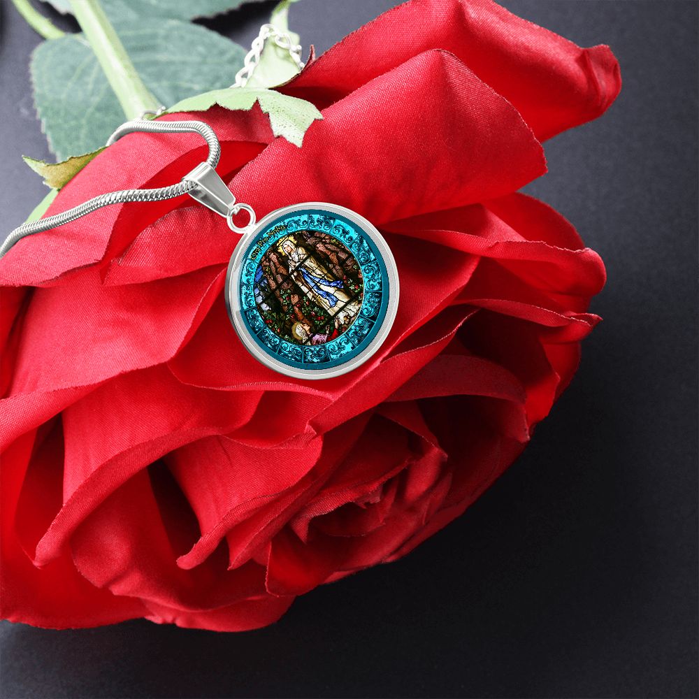 Our Lady Of Lourdes Pendant