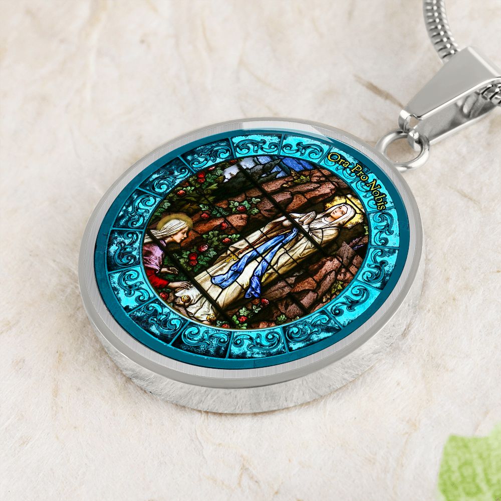 Our Lady Of Lourdes Pendant