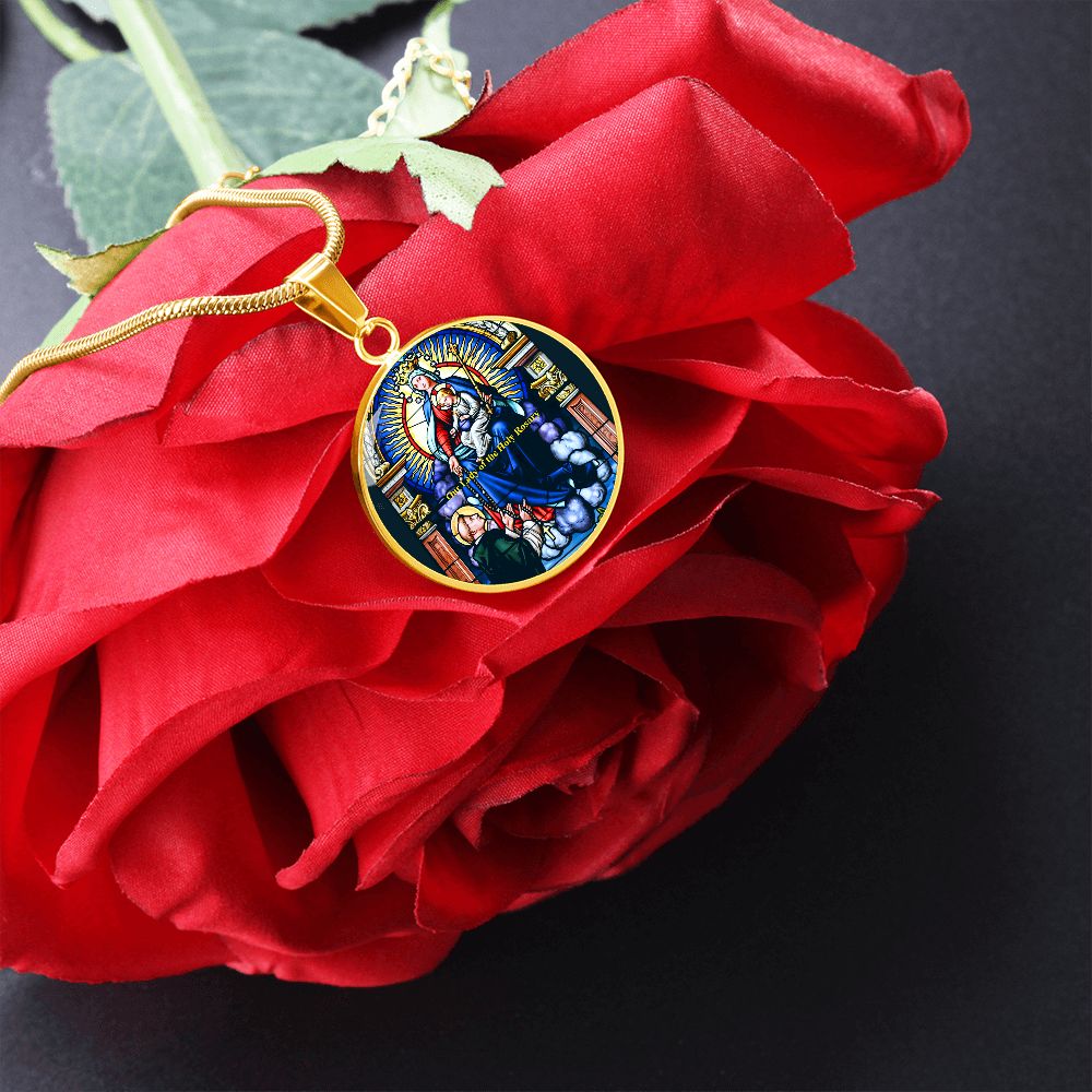 Our Lady of the Rosary Pendant