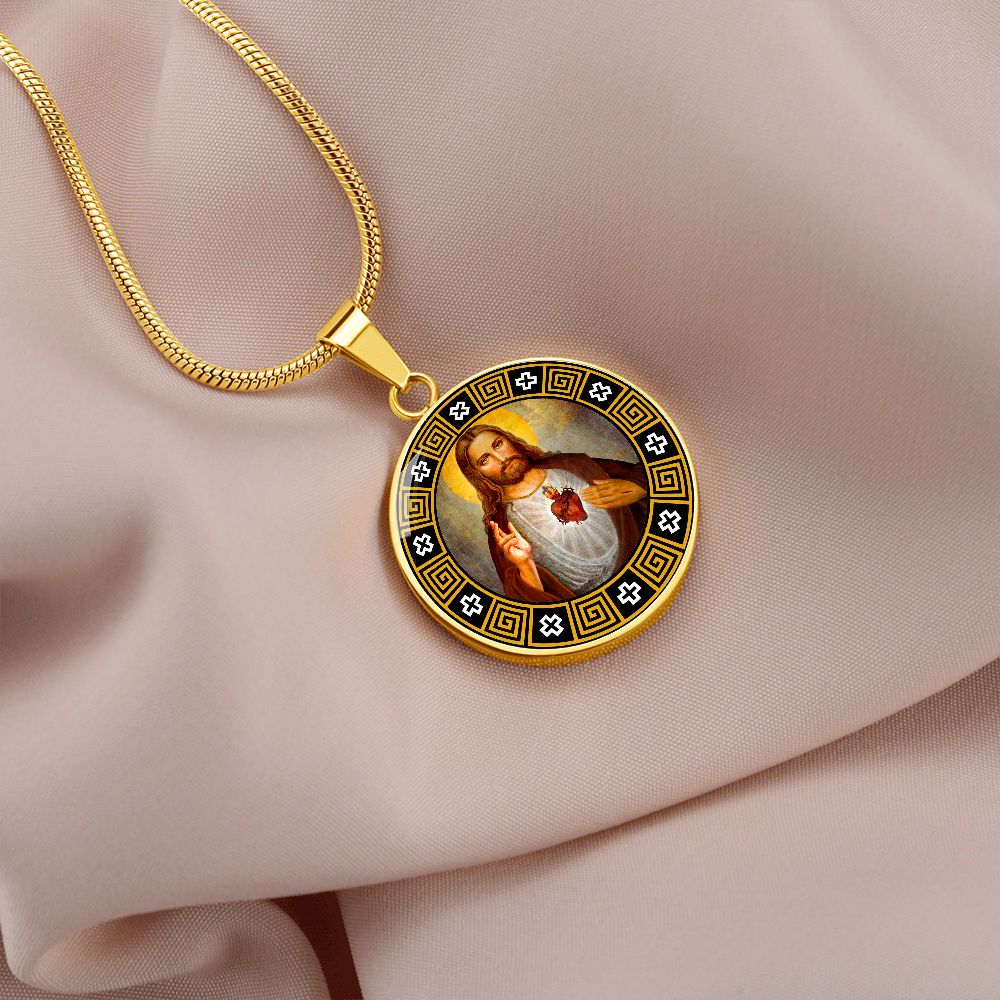 The Sacred Heart of Jesus Medal gold