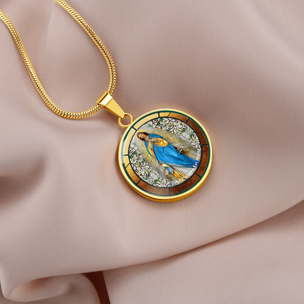 The Blessed Virgin Mary Medal gold