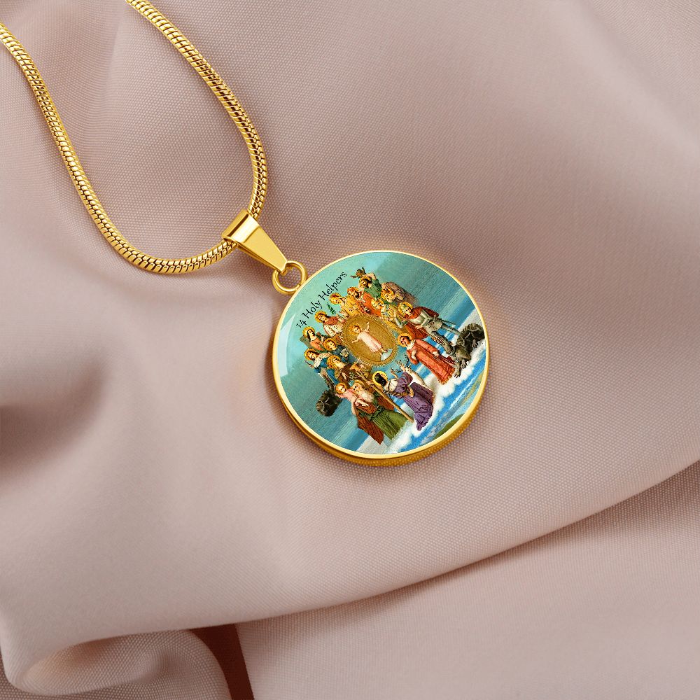 The Fourteen Holy Helpers gold