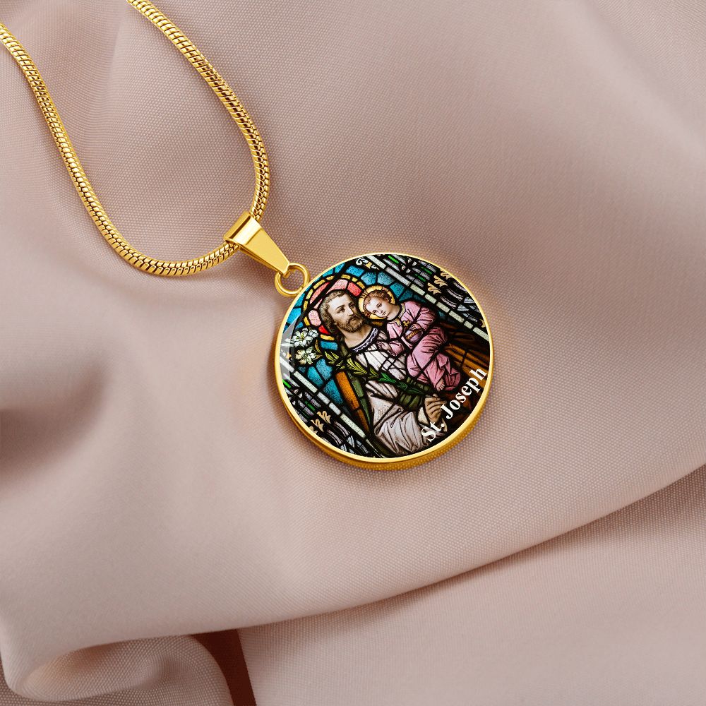 Saint Joseph's Pendant gold