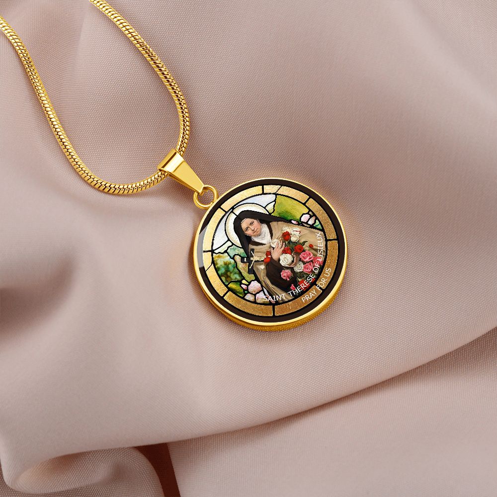 Saint Thérèse of Lisieux Medal gold