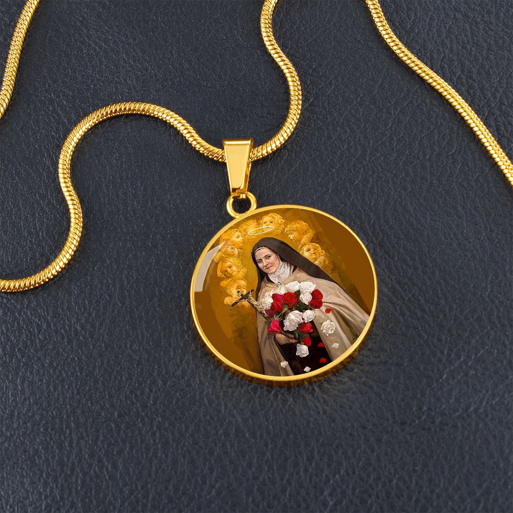 St. Therese of Lisieux Medal gold