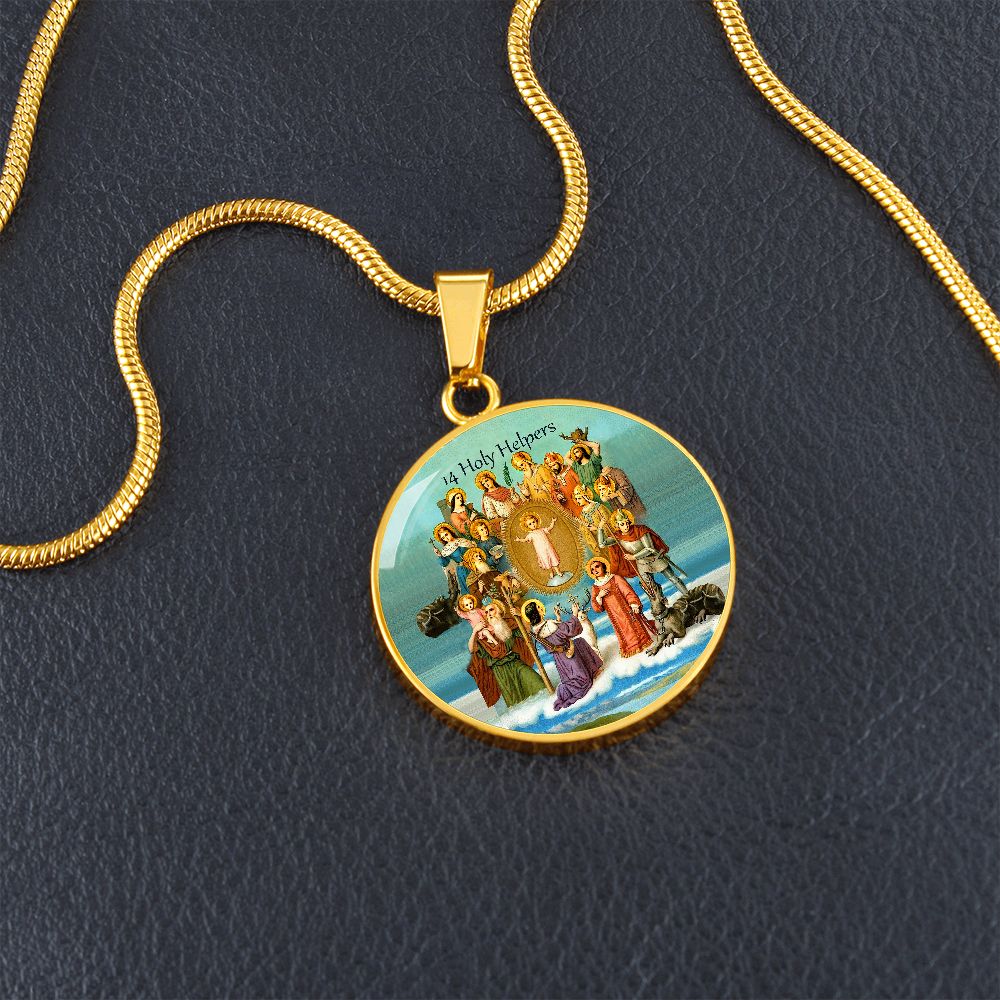 The Fourteen Holy Helpers gold