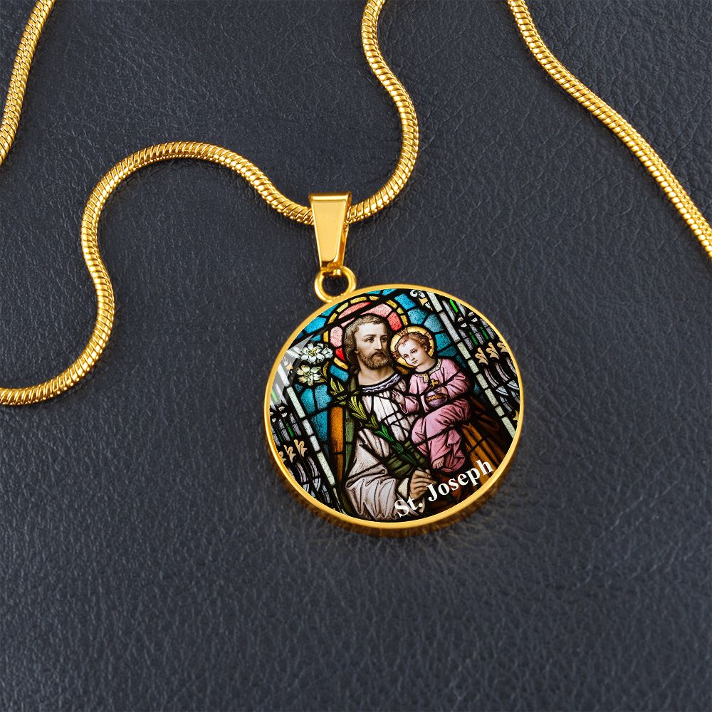 Saint Joseph's Pendant gold