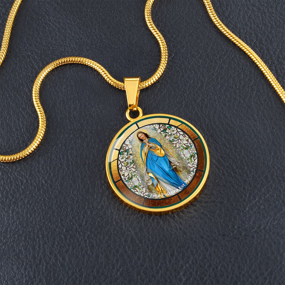 The Blessed Virgin Mary Medal gold