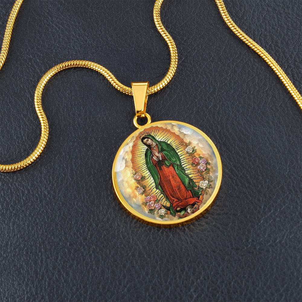 Our Lady of Guadalupe Medal gold