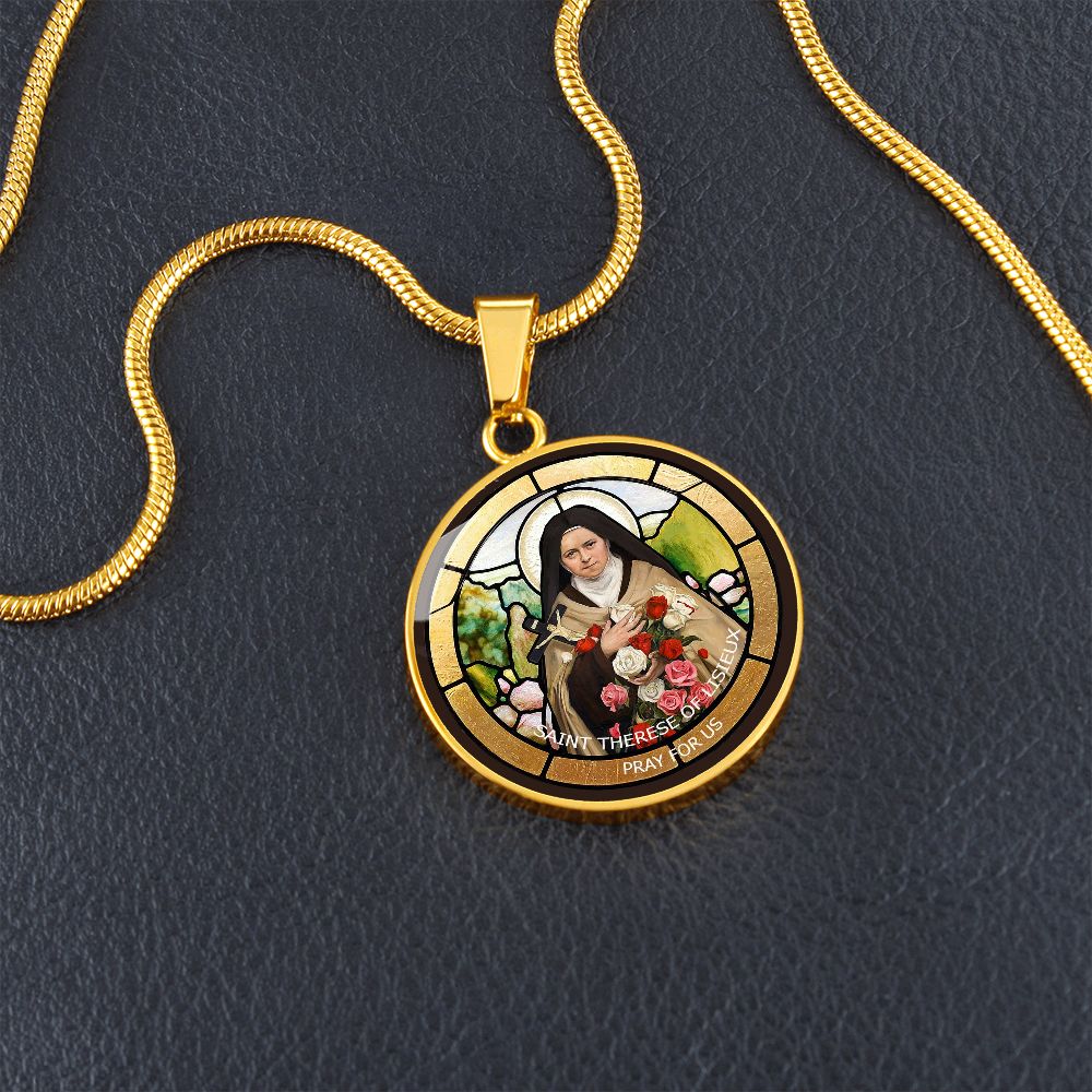 Saint Thérèse of Lisieux Medal gold